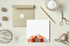 Colours of Mexico flower bouquet wedding invitation template Product Image 6