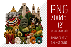 Mexico Travel Landmark Illustration