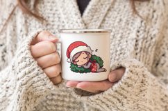 Morning after Christmas stickers and Sublimation PNG. Product Image 5