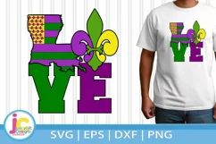 Mardi Gras svg, Mardi Gras Love, Mardi Gras Svg Files Product Image 1