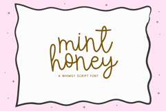 Mint Honey - Cute Script Font Product Image 1