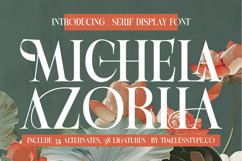 Michela Azorha - Serif Display Font Product Image 1