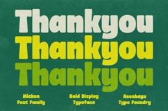 Mickon - Bold Display Font Product Image 15