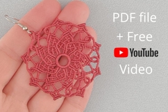 Micro Macrame Mandala DIY YouTube Transcript Product Image 1
