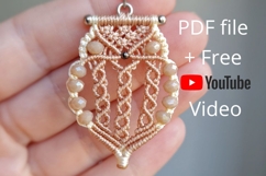 Micro Macrame Owl DIY YouTube Transcript Product Image 1