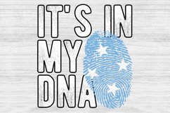 It's in my DNA Micronesia Flag Fingerprint PNG Sublimation Product Image 1