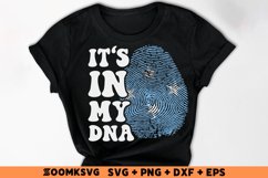 It's in my DNA Micronesia Flag Fingerprint Sublimation Product Image 2