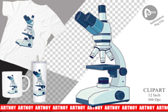 Lab Microscope Clipart Product Image 1