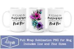 If Found In Microwave | Funny Mom Sublimation Product Image 1