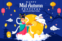 10 Mid Autumn Festival Illustration Product Image 1