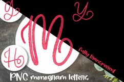 Watercolor Monograms For Sublimation - A - Z Product Image 2