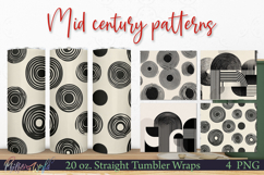 Retro Tumbler Wraps | Mid Century | Geometric Product Image 1