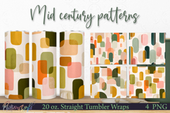 Retro Tumbler Wraps | Mid Century | Stylish Product Image 1