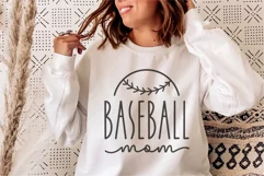 Baseball Mom Svg, Quirky Fun Baseball Design, Loud and Proud Product Image 3