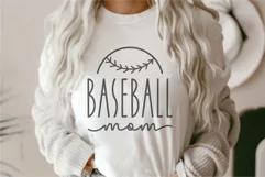 Baseball Mom Svg, Quirky Fun Baseball Design, Loud and Proud Product Image 2