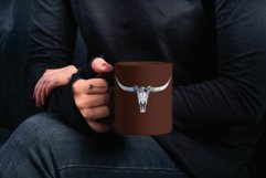 Midnight Black Rose bouquets &amp; bull skull boho tribal decor Product Image 2