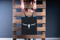 Midnight Black Rose bouquets &amp; bull skull boho tribal decor Product Image 8