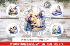 Midnight Espresso Magic Wind Spinner Product Image 1