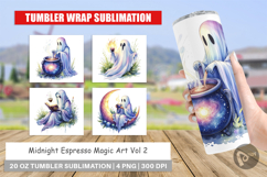 Midnight Espresso Magic Art Tumbler Product Image 1