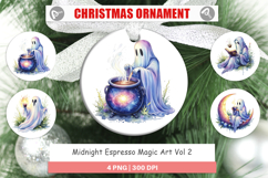 Midnight Espresso Magic Art Ornament Product Image 1