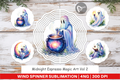 Midnight Espresso Magic Wind Spinner Product Image 1