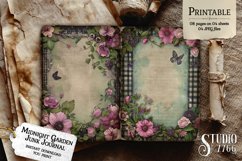 Midnight Garden Junk Journal Pages
