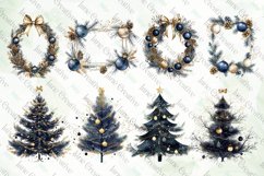Blue And Gold Christmas Sublimation Bundle Product Image 3