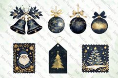 Blue And Gold Christmas Sublimation Bundle Product Image 2