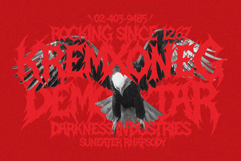 MIDNIGHT LEGACY Black Metal Font Product Image 12