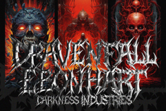 MIDNIGHT LEGACY Black Metal Font Product Image 6