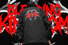 MIDNIGHT LEGACY Black Metal Font Product Image 9