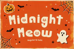 Midnight Meow Halloween | Web Font Product Image 1