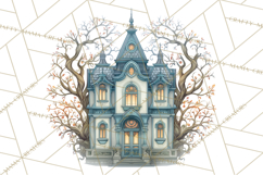 Art Nouveau Halloween Png, Spooky Halloween Clipart Product Image 5
