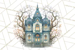 Art Nouveau Halloween Png, Spooky Halloween Clipart Product Image 5