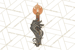 Art Nouveau Halloween Png, Spooky Halloween Clipart Product Image 4