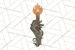 Art Nouveau Halloween Png, Spooky Halloween Clipart Product Image 4