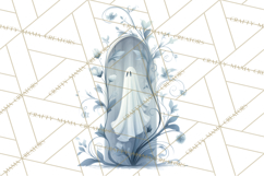Art Nouveau Halloween Png, Spooky Halloween Clipart Product Image 2