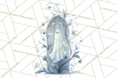 Art Nouveau Halloween Png, Spooky Halloween Clipart Product Image 2