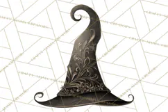 Art Nouveau Halloween Png, Spooky Halloween Clipart Product Image 2
