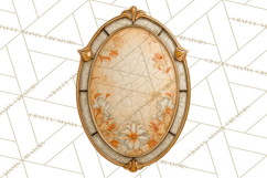 Art Nouveau Halloween Png, Spooky Halloween Clipart Product Image 3