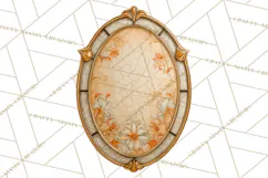 Art Nouveau Halloween Png, Spooky Halloween Clipart Product Image 3