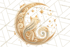Art Nouveau Halloween Png, Spooky Halloween Clipart Product Image 4