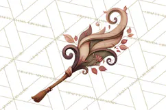 Art Nouveau Halloween Png, Spooky Halloween Clipart Product Image 5