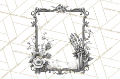 Art Nouveau Halloween Png, Spooky Halloween Clipart Product Image 2