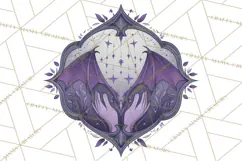 Art Nouveau Halloween Png, Spooky Halloween Clipart Product Image 3