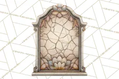 Art Nouveau Halloween Png, Spooky Halloween Clipart Product Image 4
