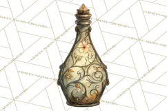 Art Nouveau Halloween Png, Spooky Halloween Clipart Product Image 5