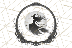 Art Nouveau Halloween Png, Spooky Halloween Clipart Product Image 3