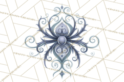 Art Nouveau Halloween Png, Spooky Halloween Clipart Product Image 3