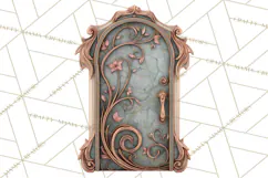 Art Nouveau Halloween Png, Spooky Halloween Clipart Product Image 4